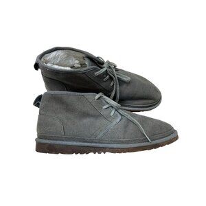 Ugg Neumel Natural Chukka Boot Mens Size 13 US Hemp Cotton Gray Lined